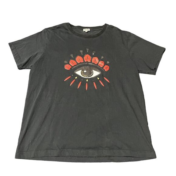 KENZO Classic Eye graphic tee Womens Shirt Size‎ XXL Black - Picture 1 of 8